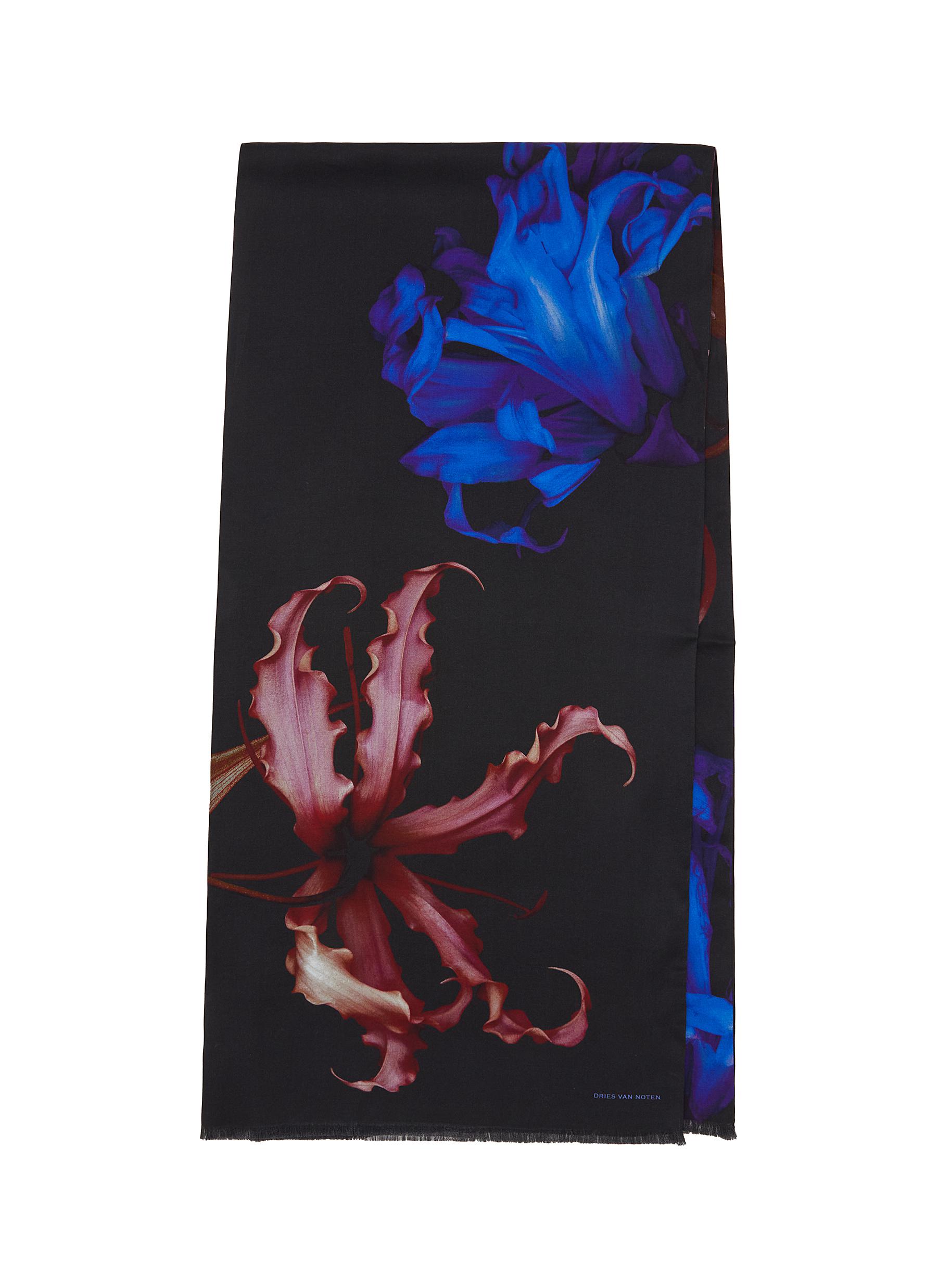 DRIES VAN NOTEN | Fabel Floral Print Scarf | Men | Lane Crawford