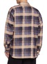 Back View - Click To Enlarge - DRIES VAN NOTEN - Croomson Checkered Shirt