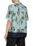 Back View - Click To Enlarge - DRIES VAN NOTEN - Carltone Nerine Flower Border Print Shirt