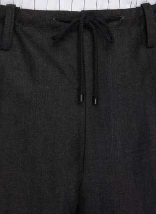  - DRIES VAN NOTEN - Penny Lovat Herringbone Wool Pants
