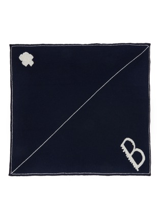 Main View - Click To Enlarge - BARRIE - Intarsia Cotton Foulard