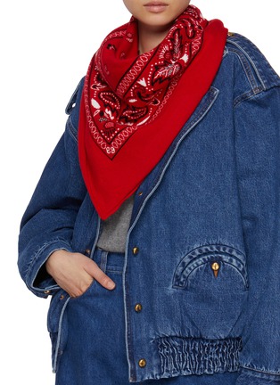 Figure View - Click To Enlarge - BARRIE - Cashmere Cotton Bandana
