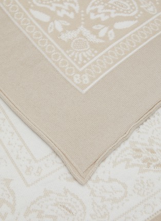 Detail View - Click To Enlarge - BARRIE - Cashmere Cotton Bandana