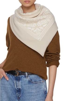 Figure View - Click To Enlarge - BARRIE - Cashmere Cotton Bandana
