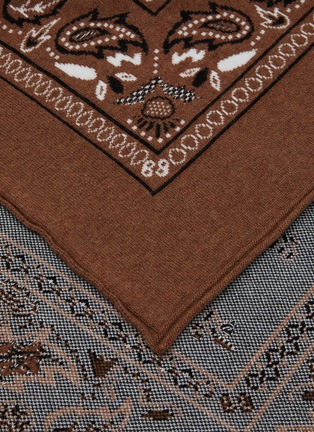 Detail View - Click To Enlarge - BARRIE - Cashmere Cotton Bandana