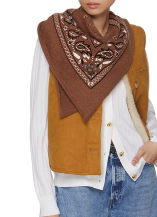 Figure View - Click To Enlarge - BARRIE - Cashmere Cotton Bandana