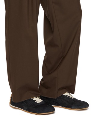 Figure View - Click To Enlarge - BOTTEGA VENETA - Orbit Suede Men's Ballet Sneakers