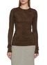 Main View - Click To Enlarge - MIU MIU - Lamé Knit Top