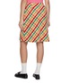 Back View - Click To Enlarge - MIU MIU - Checkered A-Line Skirt