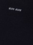  - MIU MIU - Logo Intarsia Cotton Knit Tube Top