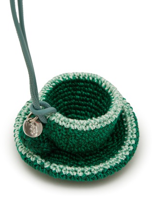 Detail View - Click To Enlarge - JW ANDERSON - Crochet Teacup Bag Charm