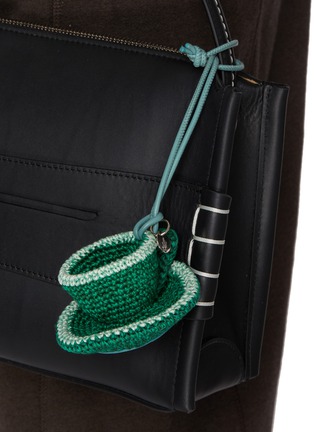 Front View - Click To Enlarge - JW ANDERSON - Crochet Teacup Bag Charm