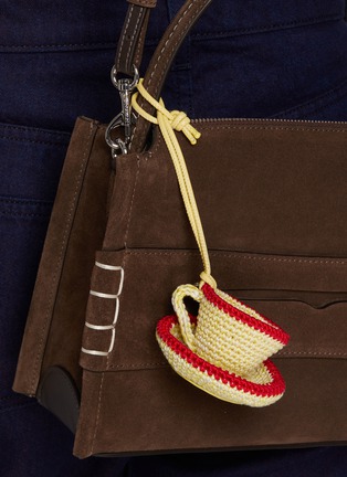 Front View - Click To Enlarge - JW ANDERSON - Crochet Teacup Bag Charm