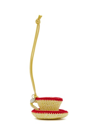 Main View - Click To Enlarge - JW ANDERSON - Crochet Teacup Bag Charm