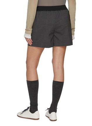 Back View - Click To Enlarge - MIU MIU - Boxer Waist Shorts