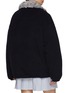 Back View - Click To Enlarge - MIU MIU - Zip Up Long Fleece Jacket
