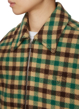  - MIU MIU - Check Blouson Jacket
