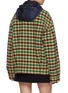 Back View - Click To Enlarge - MIU MIU - Check Blouson Jacket