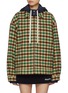 Main View - Click To Enlarge - MIU MIU - Check Blouson Jacket