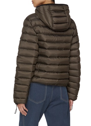 Back View - Click To Enlarge - MIU MIU - Zip Up Puffer Jacket