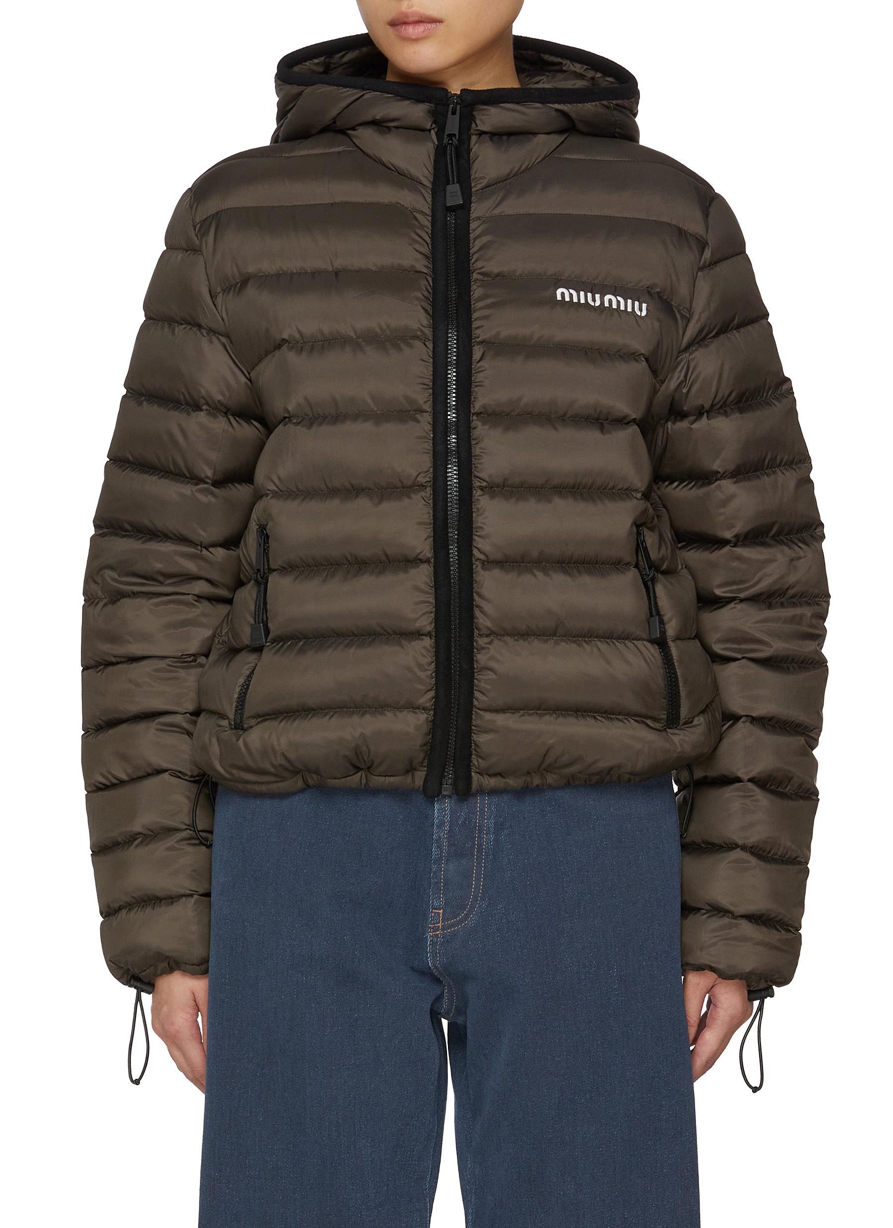 【関税&送料込】Miu Miu Jacket Zip Up Collared Jacket | MIU MIU | elysewalker