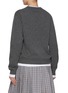 Back View - Click To Enlarge - MIU MIU - Trompe L'oeil Layered Cashmere T-Shirt Sweater