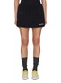 Main View - Click To Enlarge - MIU MIU - Drawstring Zippered Pocket Fleece Mini Skirt