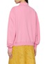 Back View - Click To Enlarge - MIU MIU - Argyle Polo Collar Cashmere Sweater