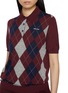  - MIU MIU - Argyle Wool Polo Shirt