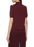 Back View - Click To Enlarge - MIU MIU - Argyle Wool Polo Shirt