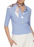 Front View - Click To Enlarge - ST. PIECE - Brittany Silk Scarf