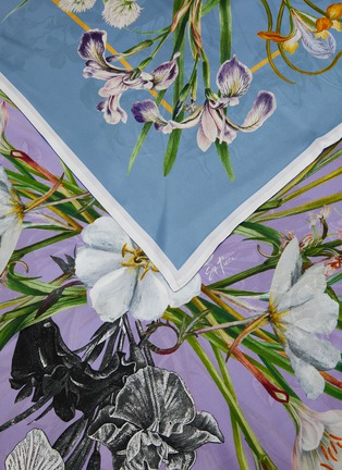 Detail View - Click To Enlarge - ST. PIECE - Bailey Double Sided Silk Scarf