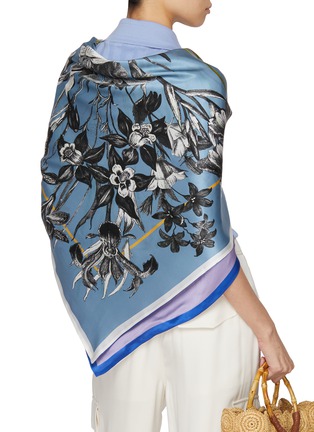 Figure View - Click To Enlarge - ST. PIECE - Bailey Double Sided Silk Scarf