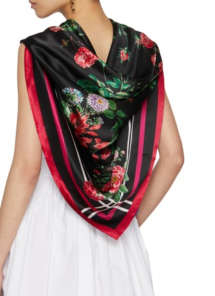 Front View - Click To Enlarge - ST. PIECE - Beth Bridget Double Sided Silk Scarf