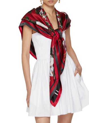 Figure View - Click To Enlarge - ST. PIECE - Beth Bridget Double Sided Silk Scarf