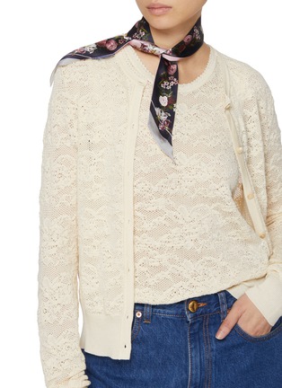 Front View - Click To Enlarge - ST. PIECE - Bridget Silk Scarf