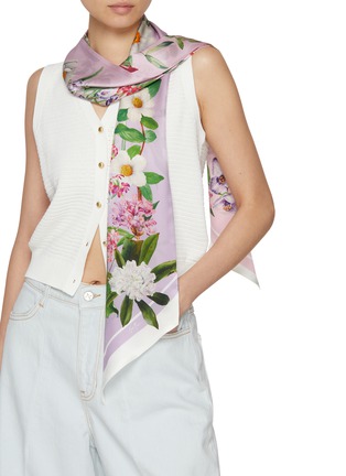 Figure View - Click To Enlarge - ST. PIECE - Brittany Silk String Scarf