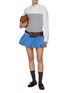 Figure View - Click To Enlarge - MIU MIU - Convertible Skirt Dress