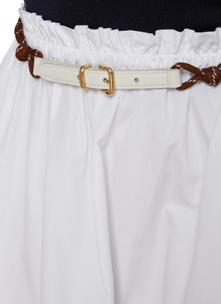  - MIU MIU - Belted Flared Midi Skirt