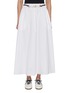 Main View - Click To Enlarge - MIU MIU - Belted Flared Midi Skirt