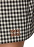  - MIU MIU - Gingham Flouncy Mini Skort