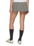 Back View - Click To Enlarge - MIU MIU - Gingham Flouncy Mini Skort