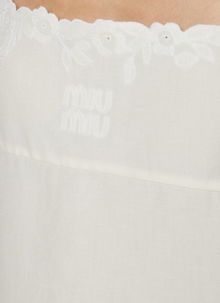  - MIU MIU - Floral Macramé Mini Dress