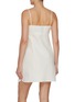 Back View - Click To Enlarge - MIU MIU - Floral Macramé Mini Dress