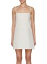 Main View - Click To Enlarge - MIU MIU - Floral Macramé Mini Dress