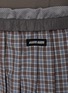  - MIU MIU - Boxer Waist Checkered Pleated Midi Skirt