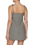 Back View - Click To Enlarge - MIU MIU - Gingham Mini Dress