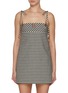 Main View - Click To Enlarge - MIU MIU - Gingham Mini Dress