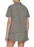 Back View - Click To Enlarge - MIU MIU - Gingham Bowling Shirt