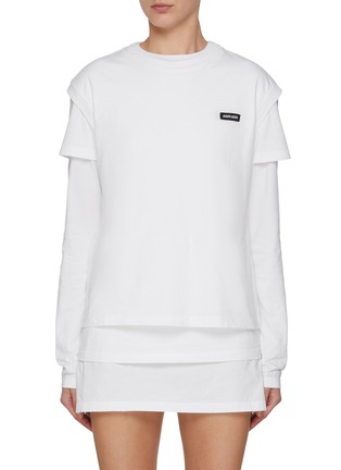 Main View - Click To Enlarge - MIU MIU - Logo T-Shirt Set — Set Of 3